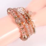 Solosoya Bohemian Boho Stackable Bracelets for Women Set, Girls Stretch Multilayer Stack Beads Colorful Beaded Charm Bracelets Girl Handmade Jewelry - Image 3